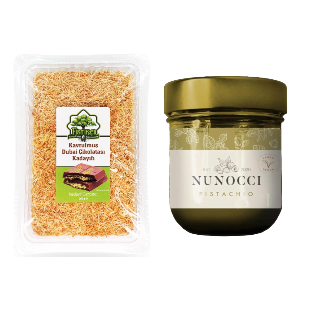 Pistaziencreme Kadayif für Dubaischokolade